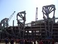 Another view of the extraordinary steel work of Beijing 2008's National Stadium. Looking north-east.