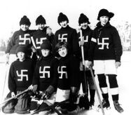 Fernie Swastikas hockey team in 1922