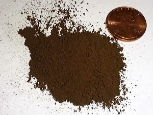 Iron oxide is the most common ingredient in brown pigments.