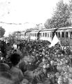Crowd celebrating the liberation of Edessa (First Balkan War)