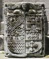 A stone coat of arms in Santo Domingo church (Pontevedra, Galicia), 16th century