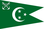 Flag of senior officer of the Navy of Egypt (1922-1952).svg
