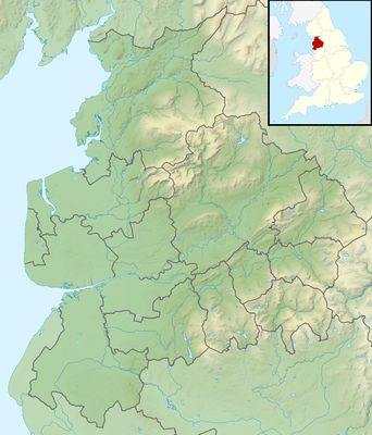 Location map United Kingdom Lancashire