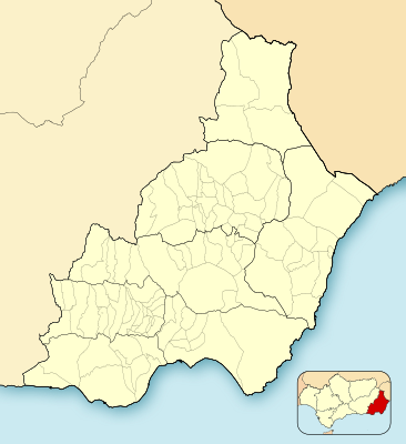Location map Almería