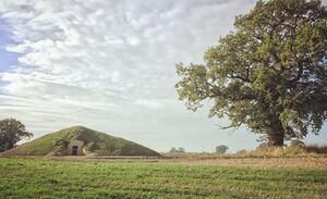 Soulton Long Barrow, an example of the modern barrows