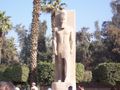 Statue of Rameses II in the open-air museum.