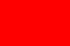 With no communist or nationalist insignia attached, the plain red flag used from 1946 to 1949 in the Liberated Zone controlled by the Communists during the War of Liberation.