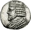 Coin of Vardanes I (cropped, 2), Seleucia mint.jpg