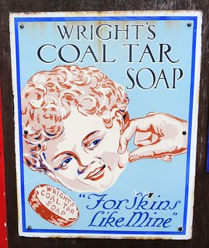 Crich, Derbyshire ... 'WRIGHT'S COAL TAR SOAP'. (6038105879).jpg