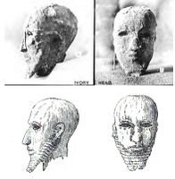 Hierakonpolis ivory head.