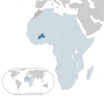 موقع  بوركينا فاسو  (dark blue) –   —  [Legend]