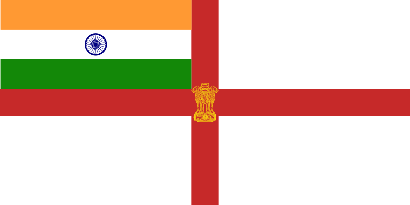ملف:Naval Ensign of India.svg