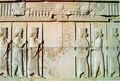 Apadana Hall, Persian and Median soldiers at Persepolis