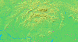 Location of Mošovce in Slovakia