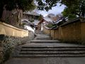 The stairs leading to Nigatsu-dō Hall