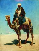 Араб на верблюде، 1869-1870