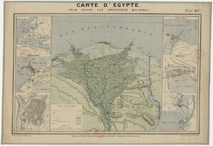 Carte d'Égypte, pour suivre les opérations militaires, éditée par "l'Armée française" et "la Petite République française" - btv1b8438932f.jpg