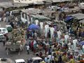 سوق شعبي في مدينة جيبوتي.