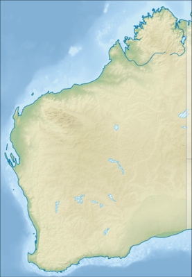 Location map Australia Western Australia