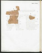 Pl. 1, Verso - Fragmentary list of Hebrew, Egyptian, and Athenian months