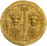 Gold histamenon of Zoë and Theodora, 1042