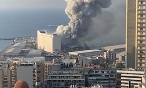 صورة لانفجار مرفأ بيروت، 4 أغسطس.