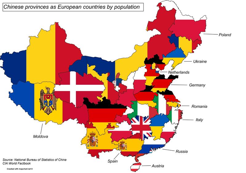 ملف:Chinese provinces as European countries by population.jpg