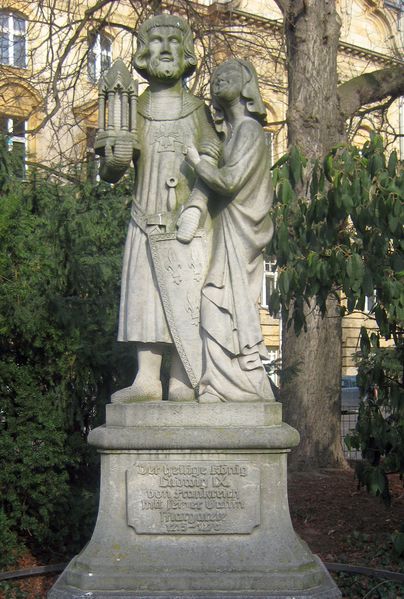 ملف:Denkmal für Ludwig IX. von Frankreich, Ludwigkirchplatz, Berlin-Schöneberg.jpg