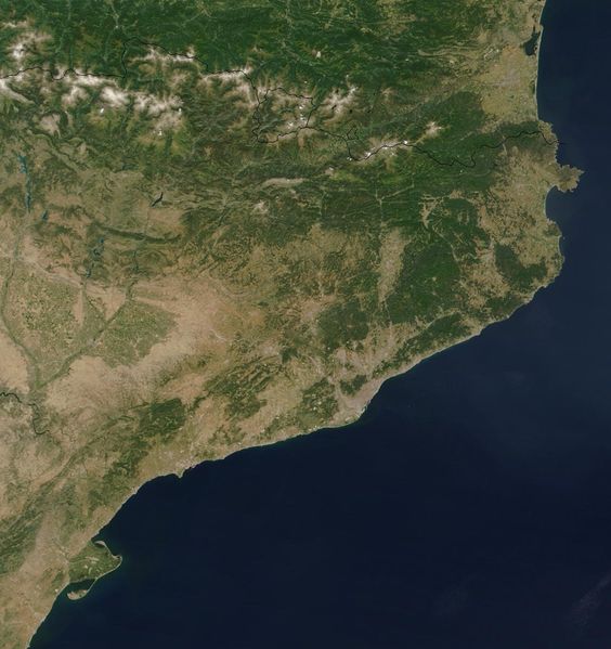 ملف:NASA Satellite Catalonia.jpg
