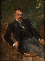 Portrait by his wife Venny Soldan-Brofeldt, 1890