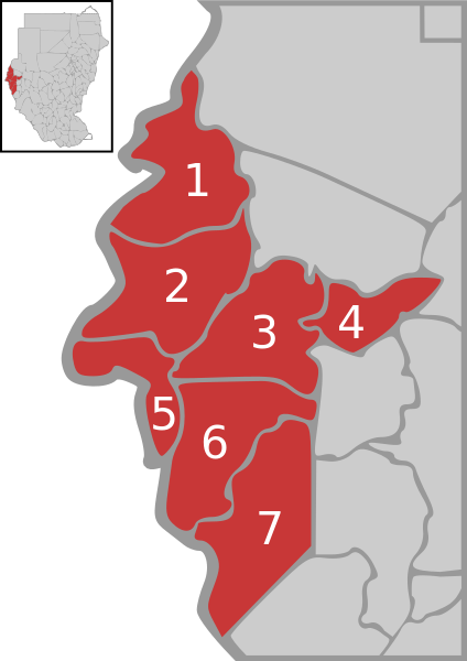 ملف:Gharb Darfur district map overview.svg