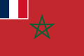 French Merchant Flag in the French Morocco (1919–1956)