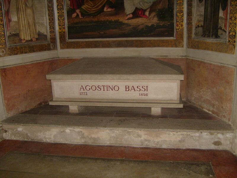 ملف:Agostino Bassi's tomb, St Francis Church, Lodi, Italy 1.JPG