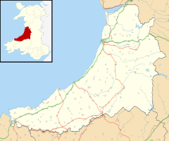 آبريستويث is located in Ceredigion
