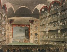 Drury Lane interior. 1808.