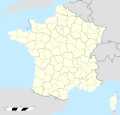 France location map-Regions and departements.svg