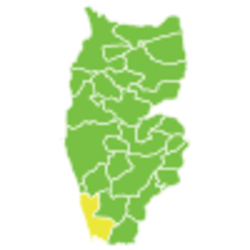 موقع ناحية الحميدية في محافظة طرطوس