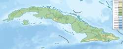 Location map/data/Cuba is located in Cuba