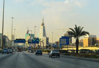 طريق الملك فهد في الرياض