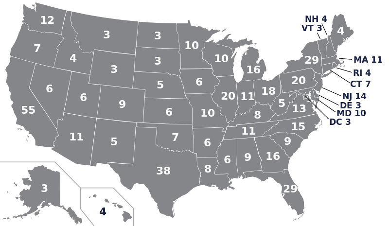 ملف:Electoral College 2016.svg