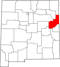 Map of New Mexico highlighting كواي
