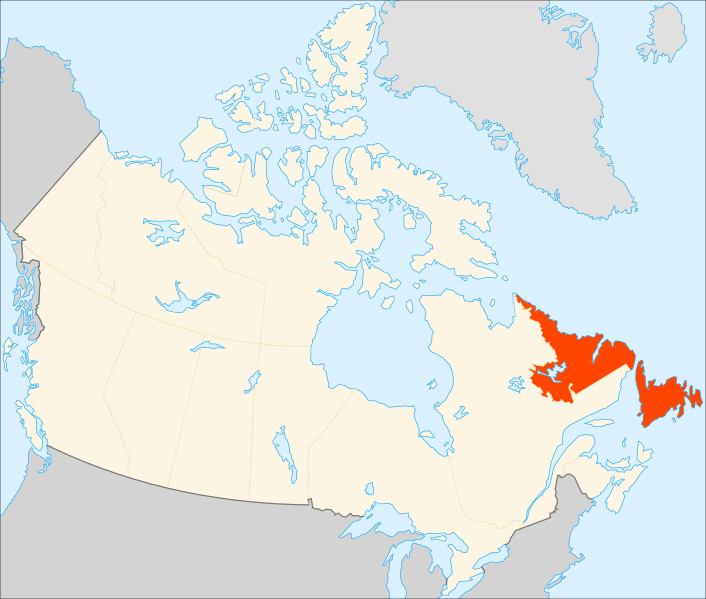 ملف:Newfoundland and Labrador, Canada.svg
