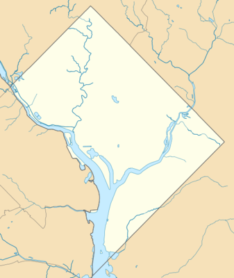 Location map USA District of Columbia