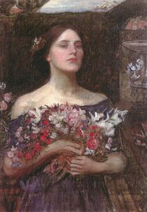 Gather Ye Rosebuds or Ophelia (a study) 1908ح. 1908