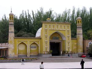 مسجد عيد كاه في قشغر، أكبر مسجد بالصين.