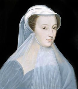 ارتدت ماري ستوارت اللون الأبيض حدادًا على زوجها الملك فرانسيس الثاني ملك فرنسا، الذي توفي عام 1560.