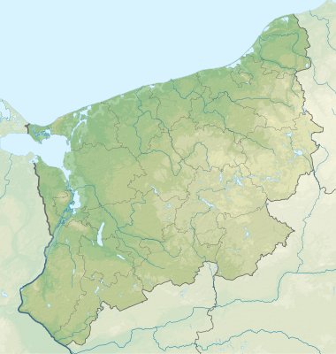 West Pomeranian Voivodeship Relief location map.svg