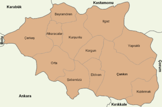 Çankırı location districts.png