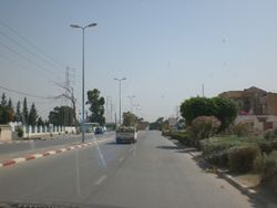 الشارع الرئيسي بمدينة قعفور