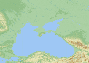 Location map/data/Black Sea is located in البحر الأسود